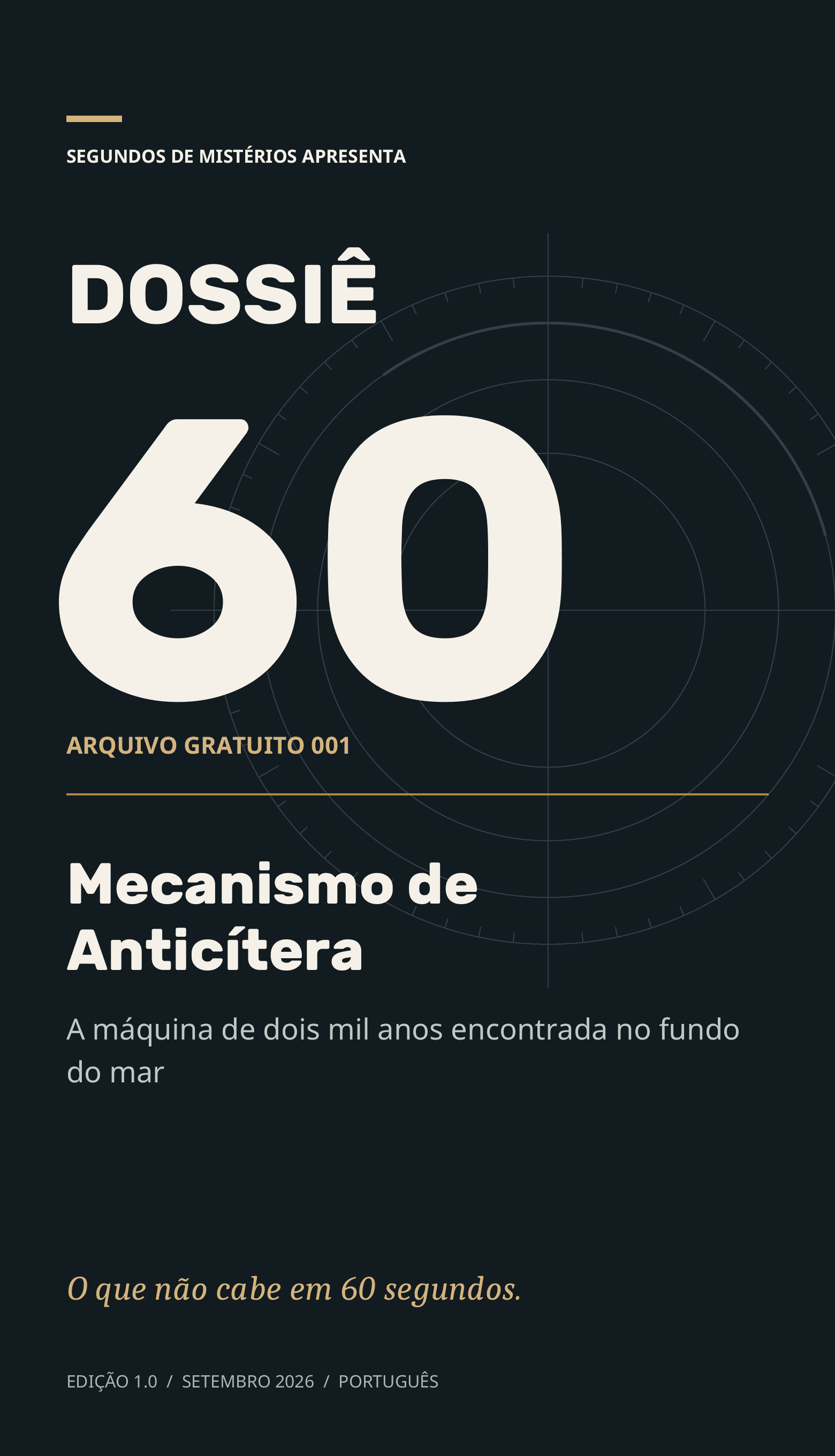 Capa do dossiê gratuito do Mecanismo de Anticítera